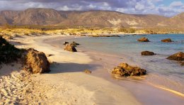 Plage du sud de la Crète.