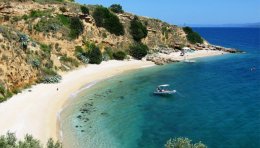 Crique en Dalmatie, Croatie.