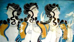 Knossos, Crète.