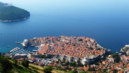 Dubrovnik, extrème sud-est de la Croatie.